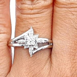 Diamond Cluster Ring